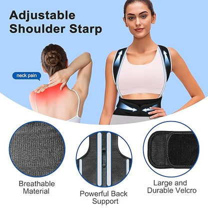 Adjustable Posture Corrector Belt – Back & Abdominal Support for Pain Relief